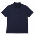 Navy Blue Zip Polo